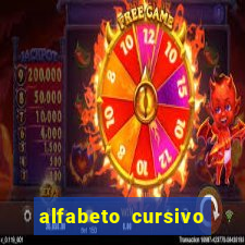 alfabeto cursivo para treinar caligrafia