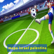 mapa israel palestina