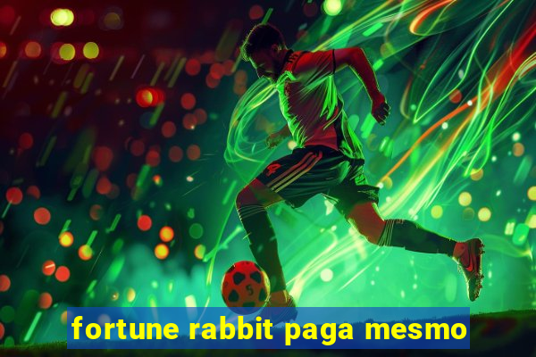 fortune rabbit paga mesmo