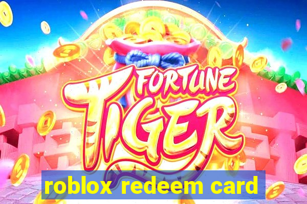 roblox redeem card