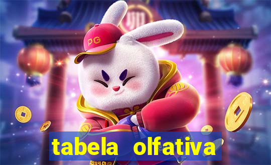 tabela olfativa amei cosméticos