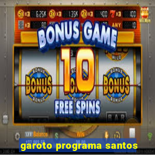 garoto programa santos