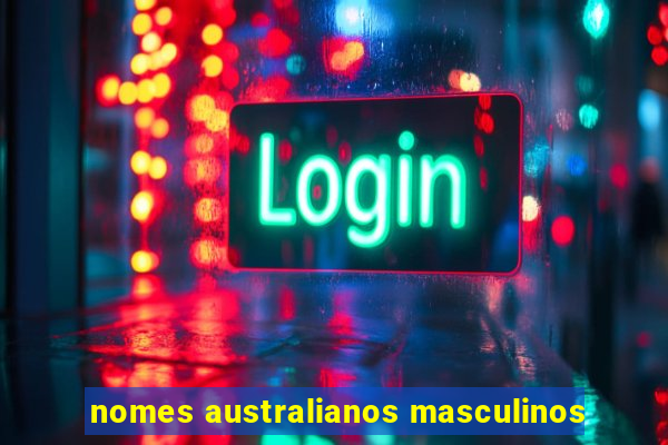 nomes australianos masculinos