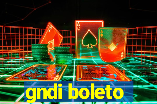 gndi boleto