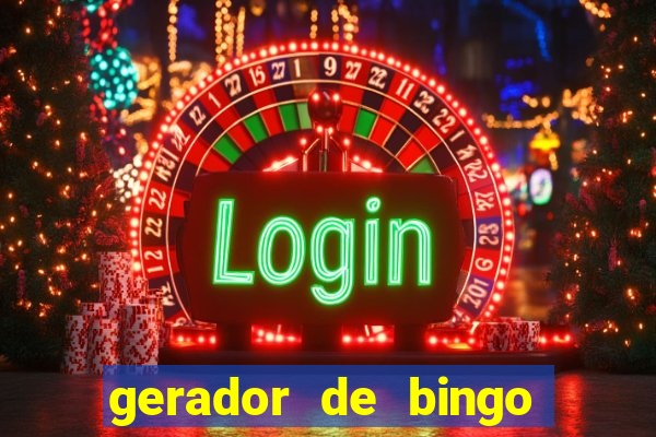 gerador de bingo cha de bebe